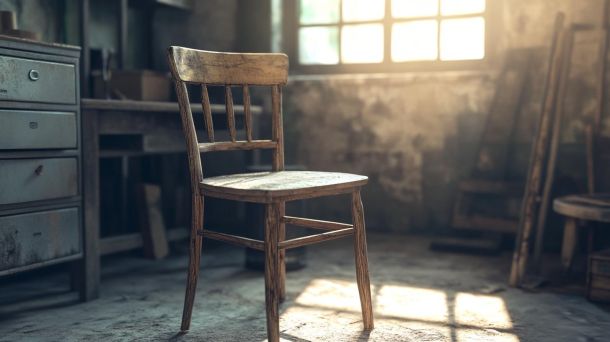 Stunning vintage chair transformation with modern paint technique