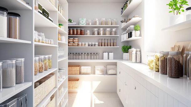 Modern home organization system for family living spaces