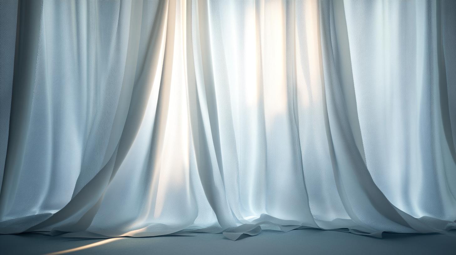 Affordable stylish curtains in modern living room setting
