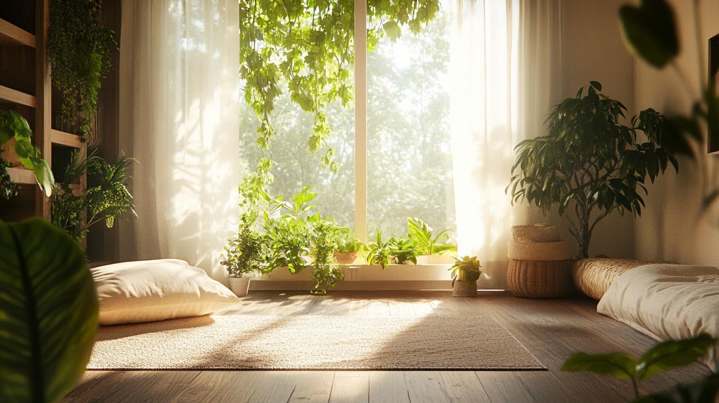 Organic home design featuring bamboo, cotton, and recycled elements