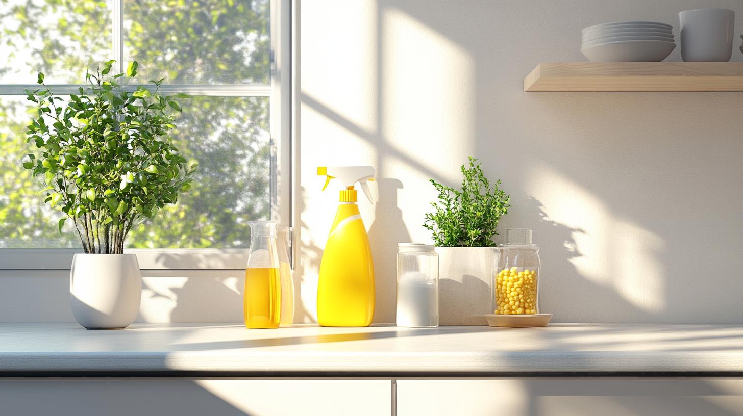 Homemade natural cleaning solution ingredients