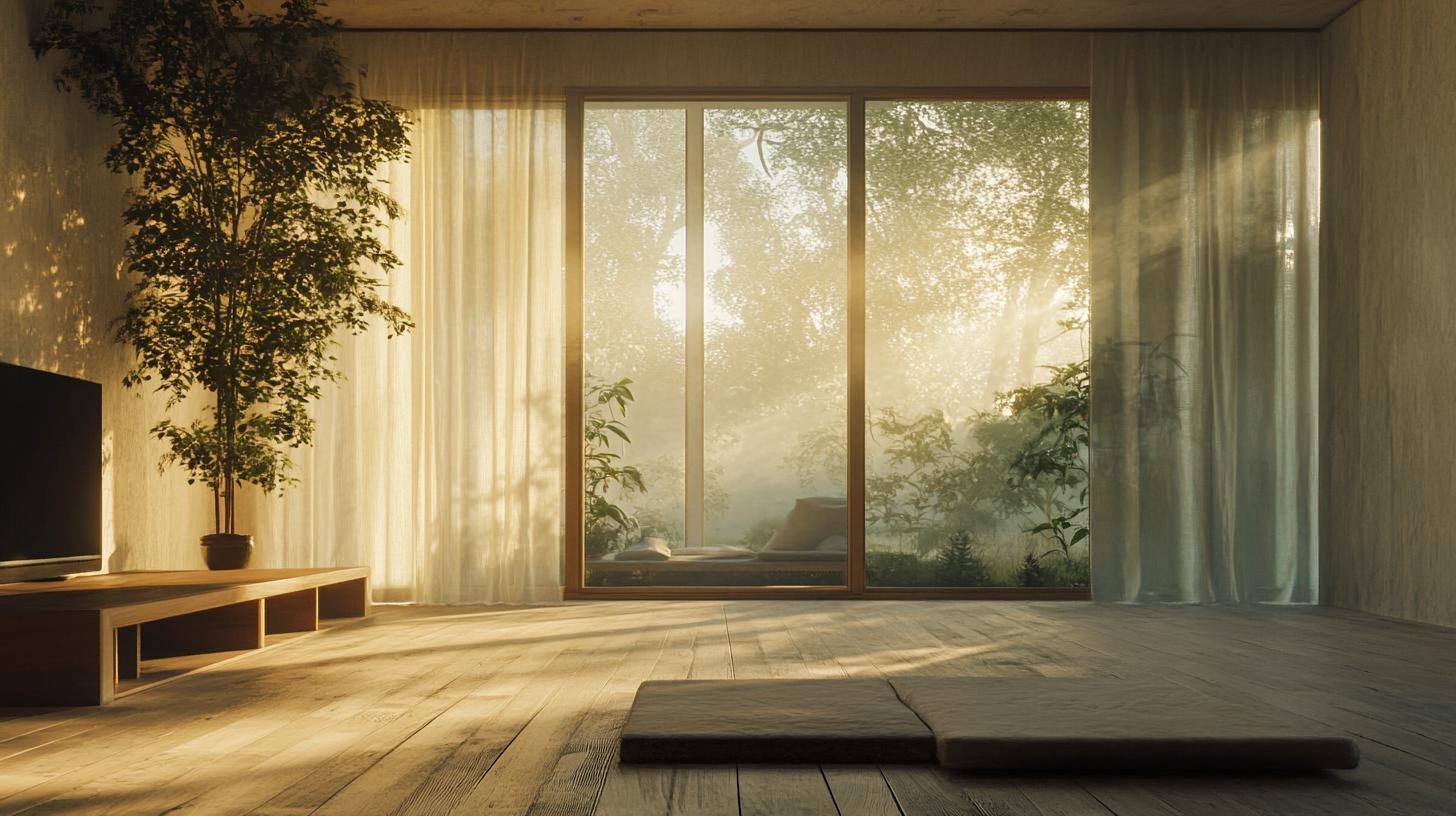 Open floor plan with natural light and ergonomic furniture arrangement