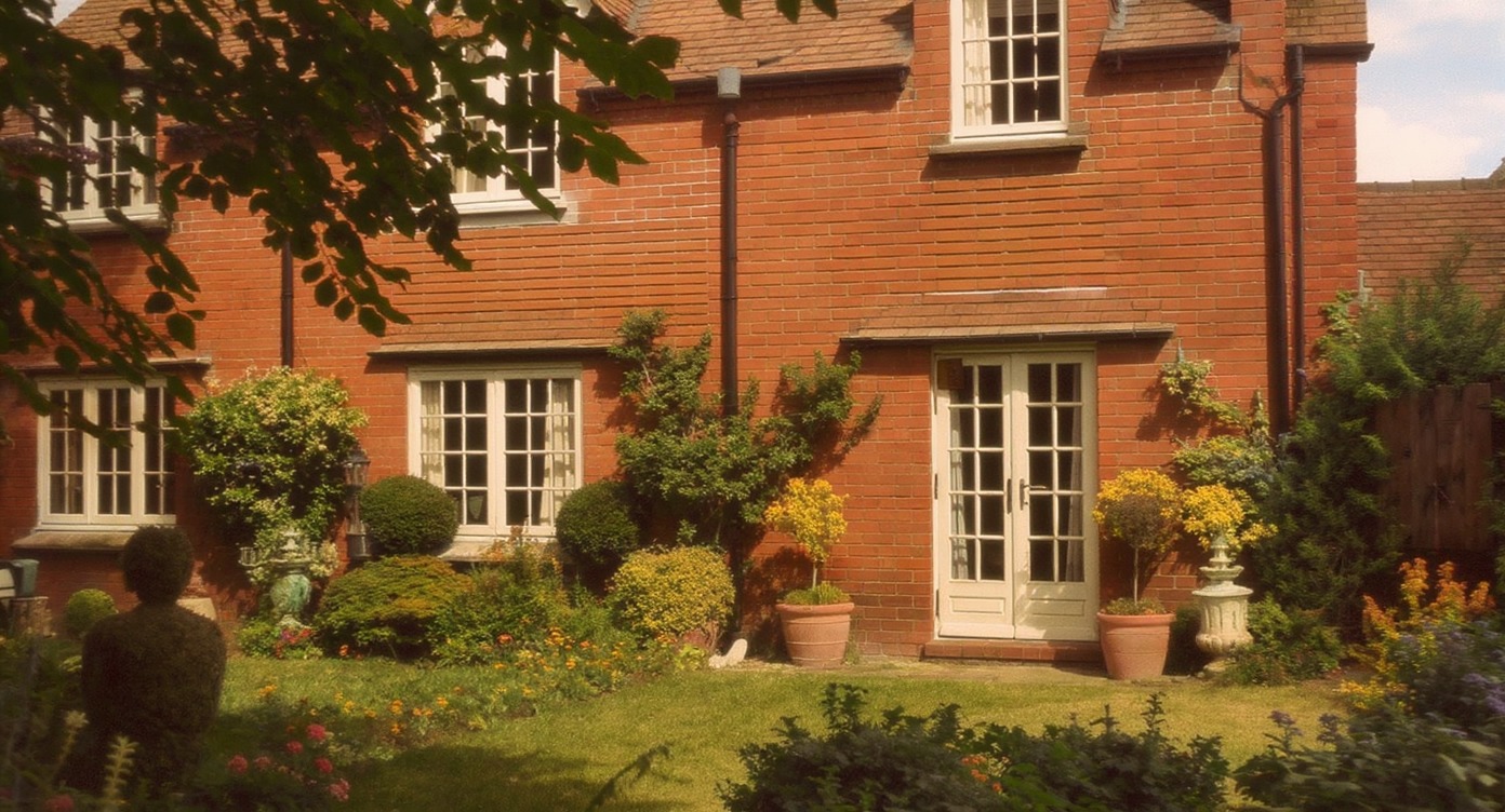 Традиционный уютный дом с тёплыми тонами